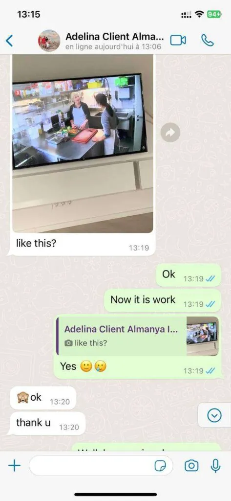 WhatsApp Beratung Smart TV App Installation