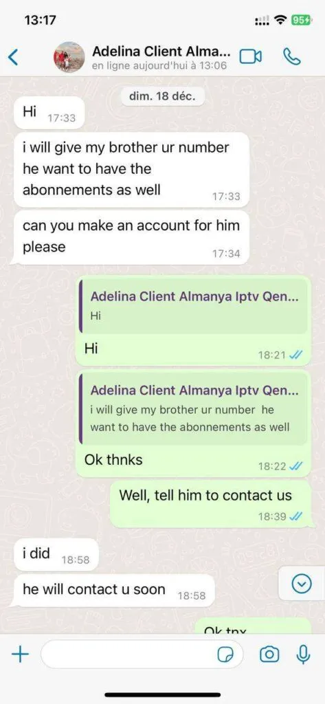 WhatsApp Kundenservice TiviStation Deutschland